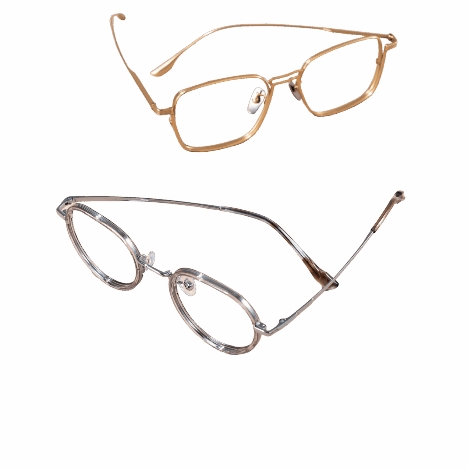 Dwie pary okularów korekcyjnych